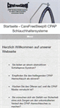 Mobile Screenshot of carefreesleep.com